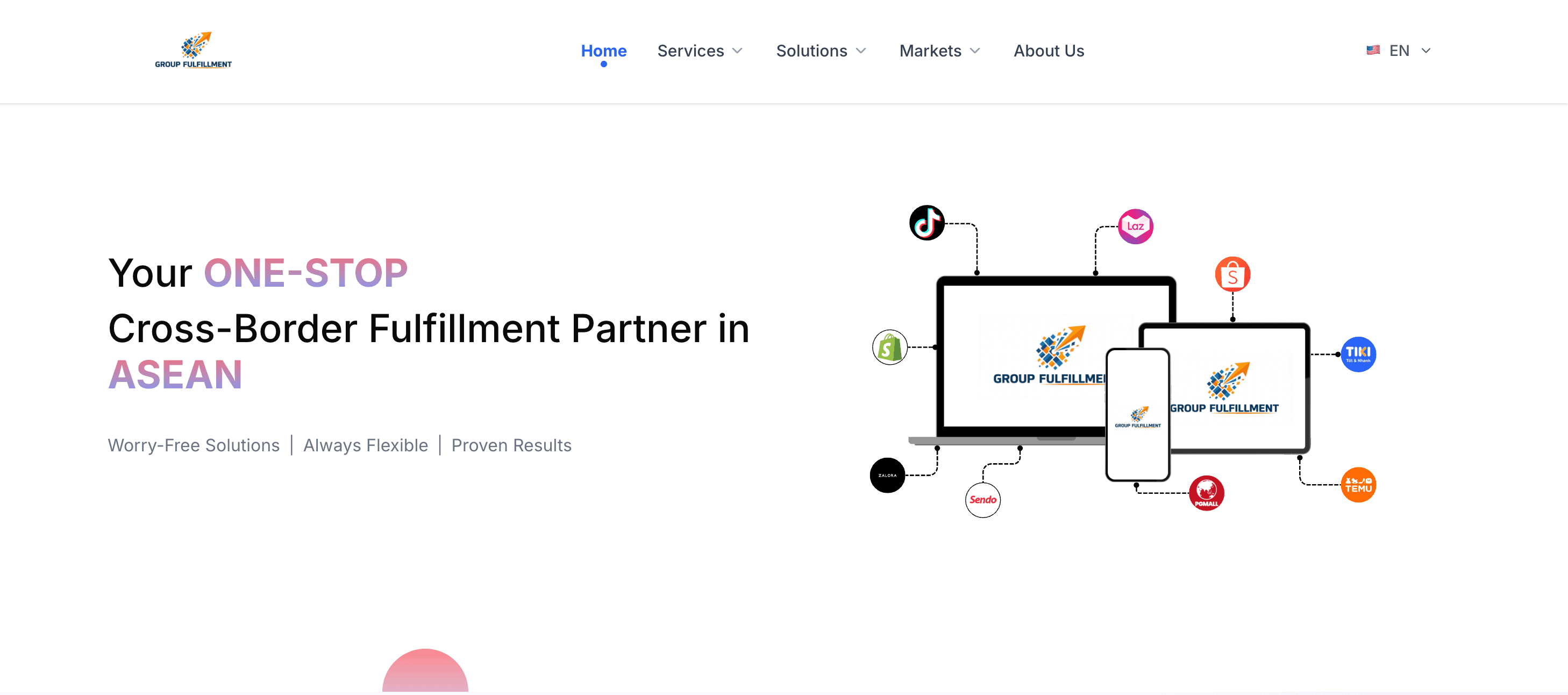 Fulfillment Landing Page